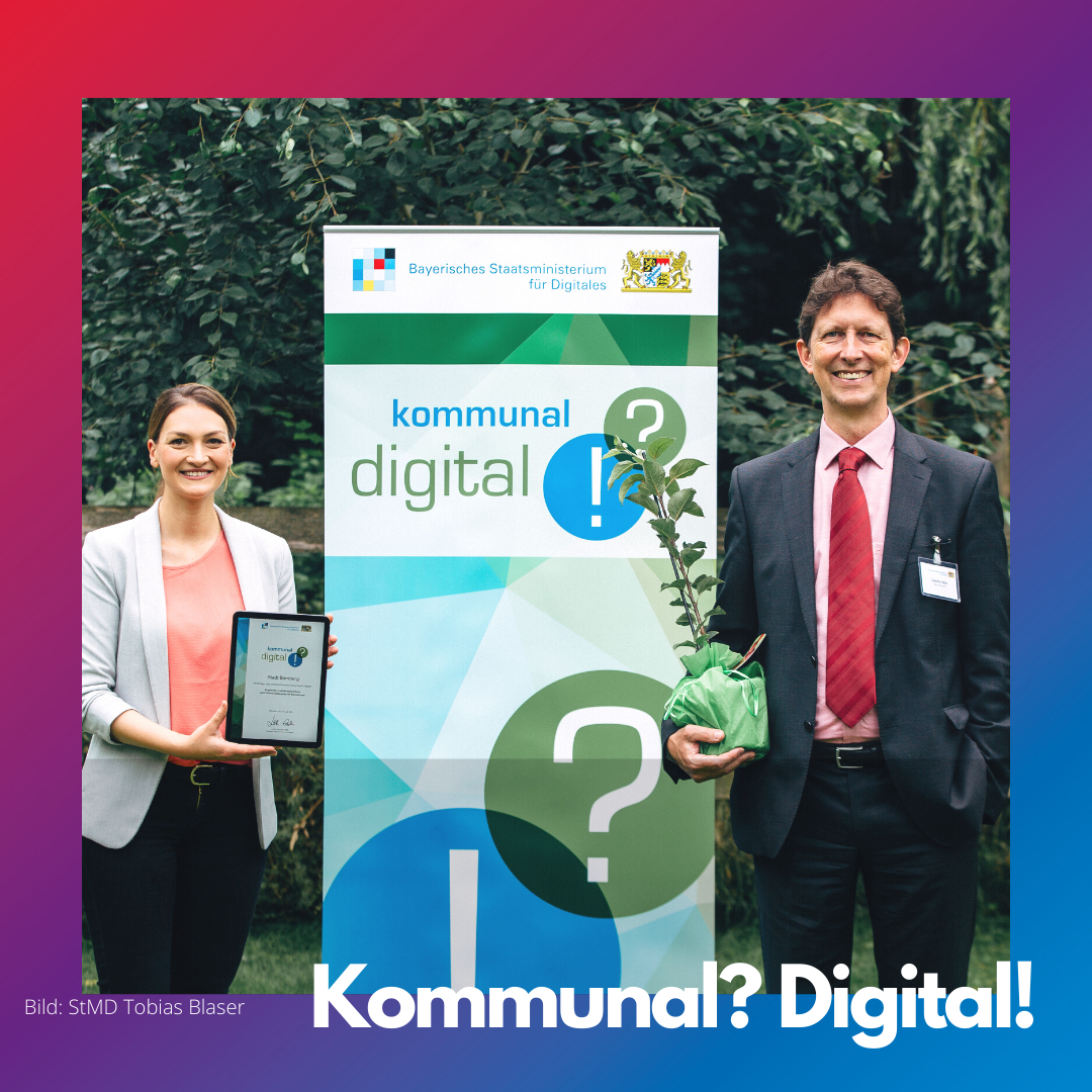 Stadt Bamberg erhält 450.000 € im Rahmen des Programms „Kommunal? Digital!“