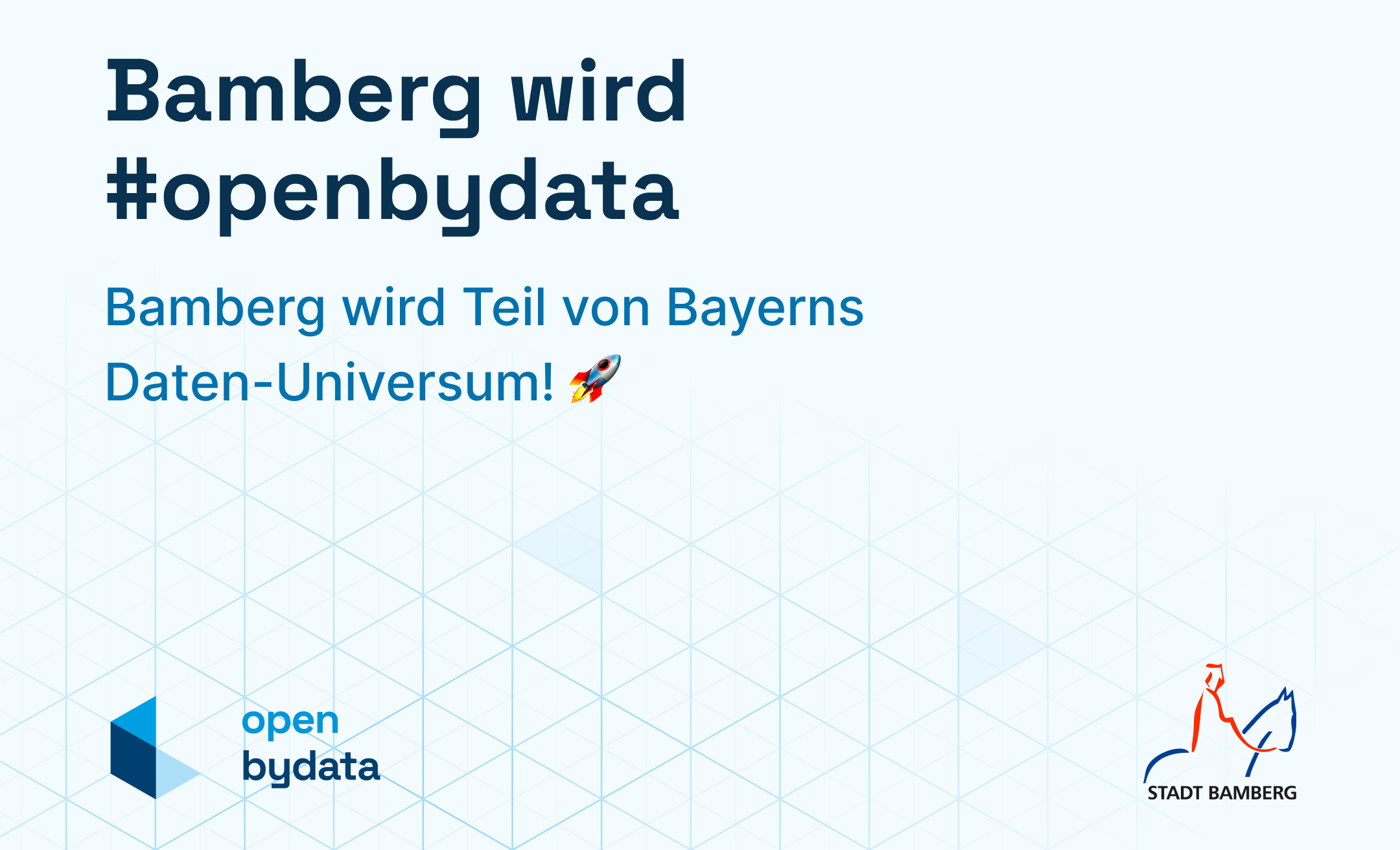 Bamberg wird Teil von openbydata