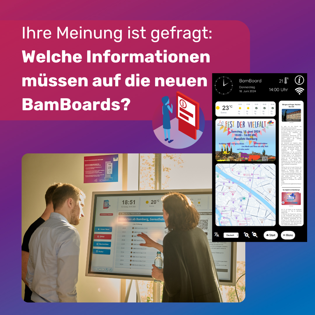 Wie soll das neue BamBoard aussehen?