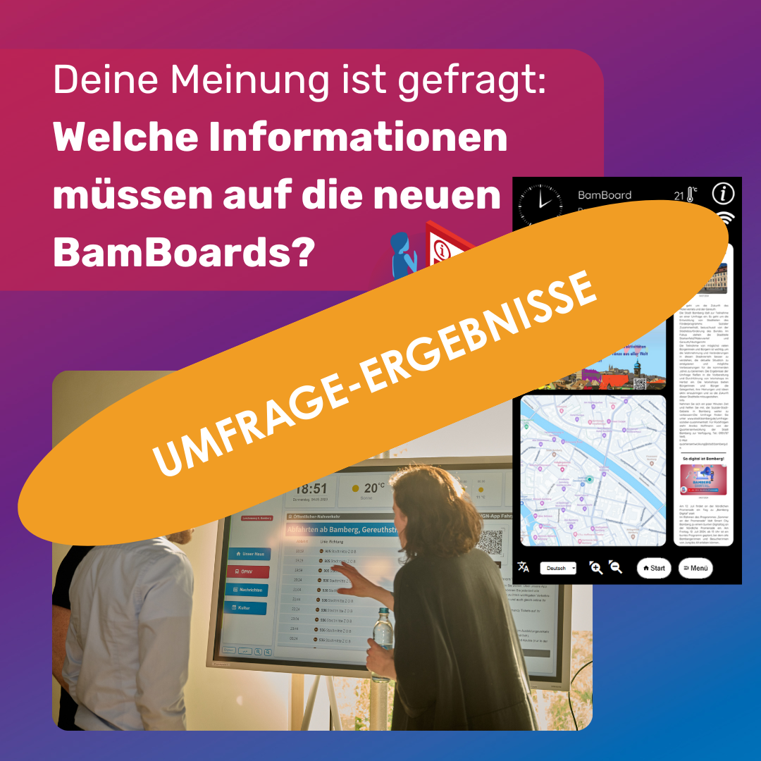 Diese Inhalte wünscht ihr euch auf den BamBoards